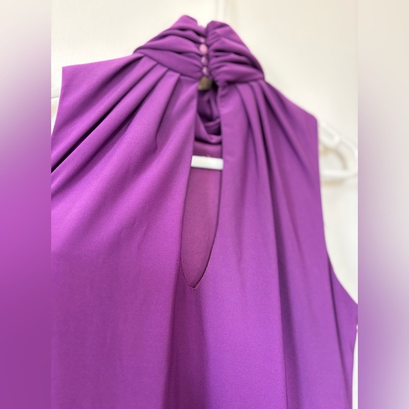 🎉4/30$🎉 Elegant Purple Sleeveless Dress💜✨ - Picture 5 of 6
